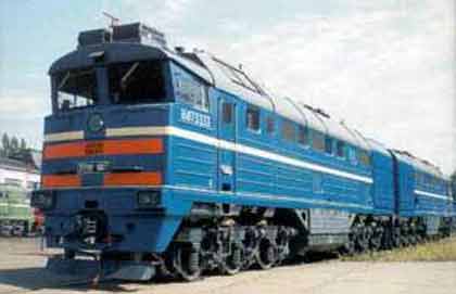 Тепловоз 2ТЭ116 сделано в СССР