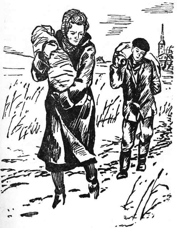 немецкие беженцы во время войны