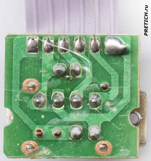 KAMISAFE KM-5607A схема платы переключателя